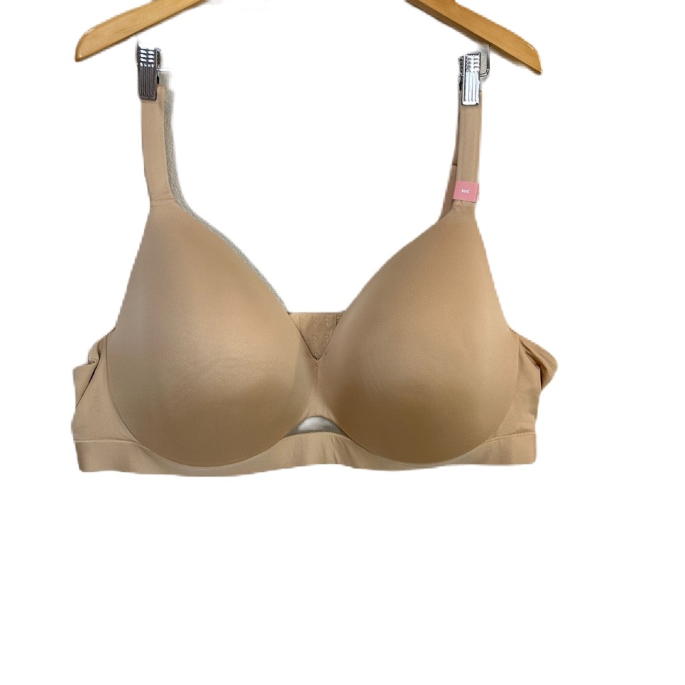 Cacique Lightly Lined Full Coverage Nude Bra Under Wired Women’s Sz 50C